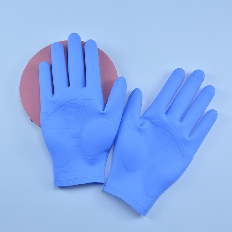 1 Pair Rubber Gloves Dishwashing Gloves Reusable Household Gloves Kitchen Gloves
