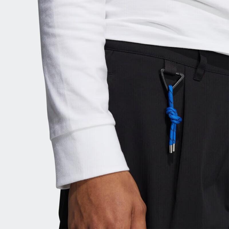 Adidas Мужские джоггеры свободного покроя Originals на шнурке с боковыми карманами, черные HD0315