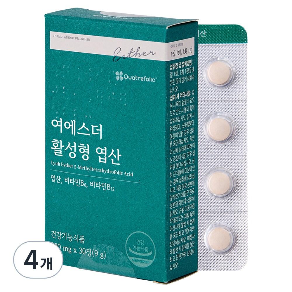 Esther Formula Yeo Esther Active Folic Acid 9g 30 Tablets 4 pcs