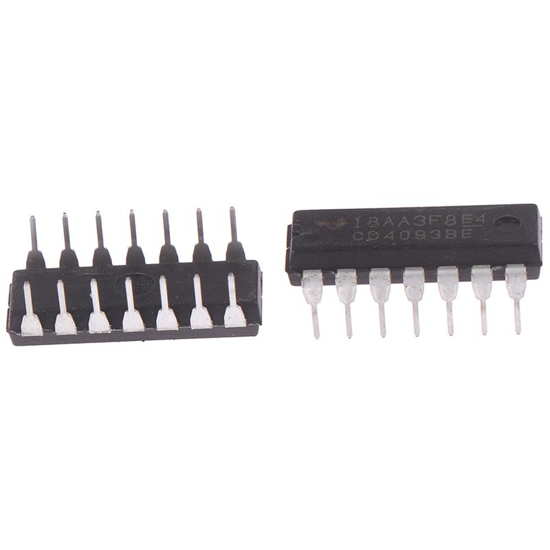 10 шт. Cd4093Be Cd4093 4093 Dip-14 Ti чип Ic