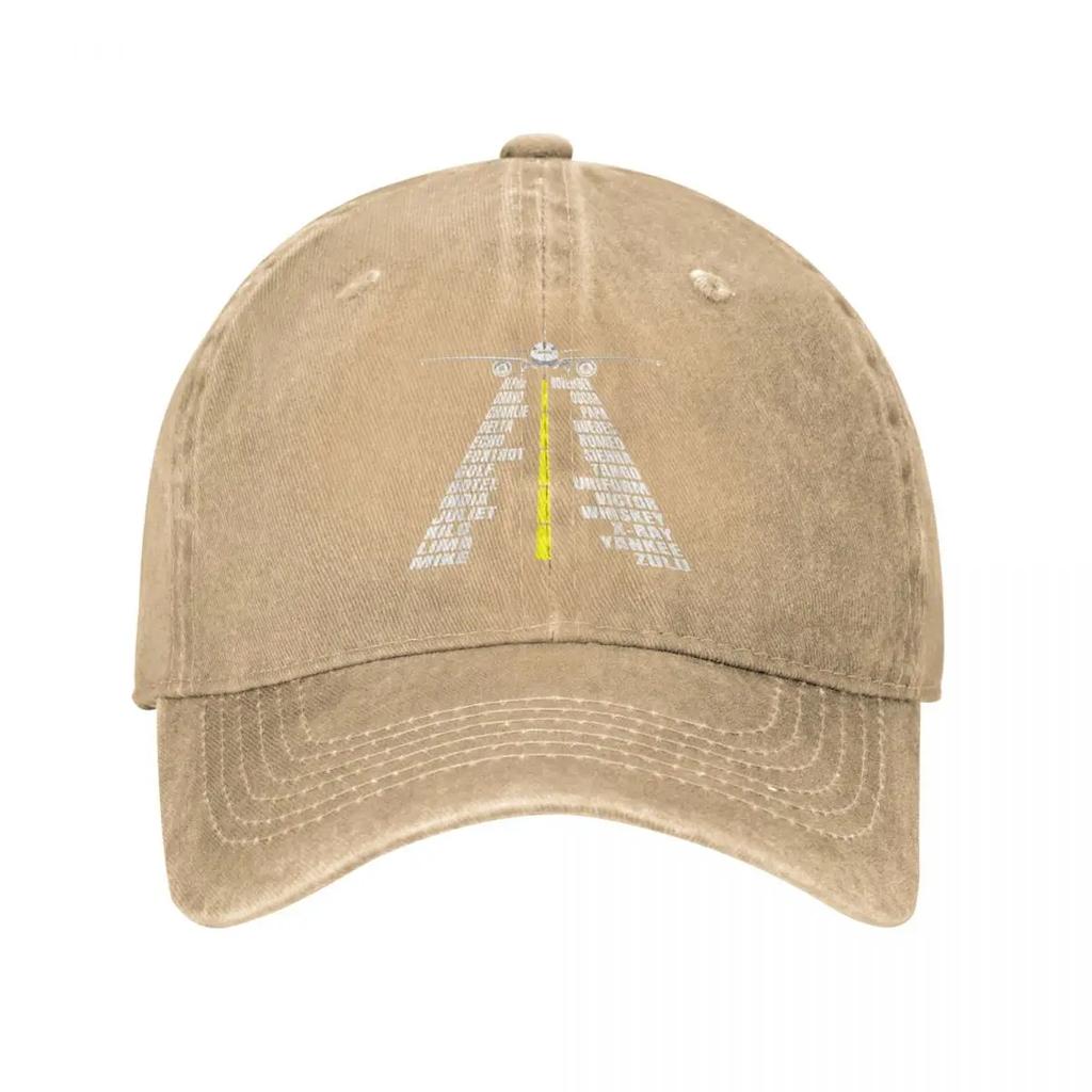 Phonetic Alphabet Aircraft Unisex Baseball Cap Distressed Washed Caps Hat Retro Outdoor All Seasons Travel Headwear