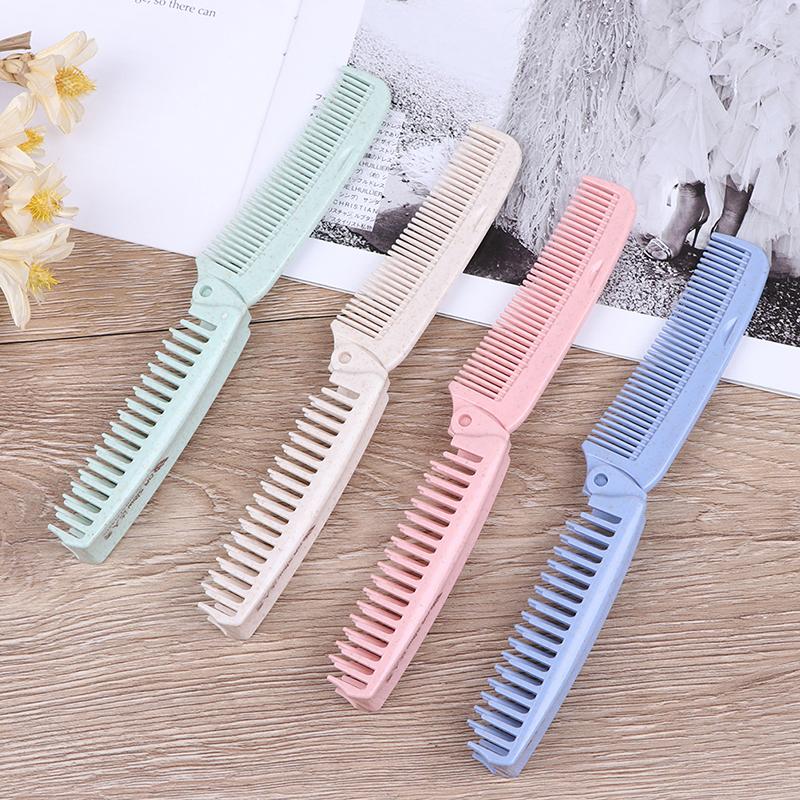 1 Pcs Foldable Hair Comb Brush Anti-Static Hairbrush Portable Travel Hair Brush