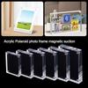 Acrylic Magnetic Display Frame Transparent Poster Display Stand  For Polaroid Photo