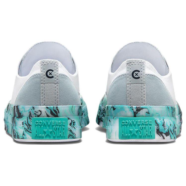 Converse Кроссовки унисекс Chuck Taylor All Star CX Low Marbled White Ash-Stone Washed-Teal A00427C