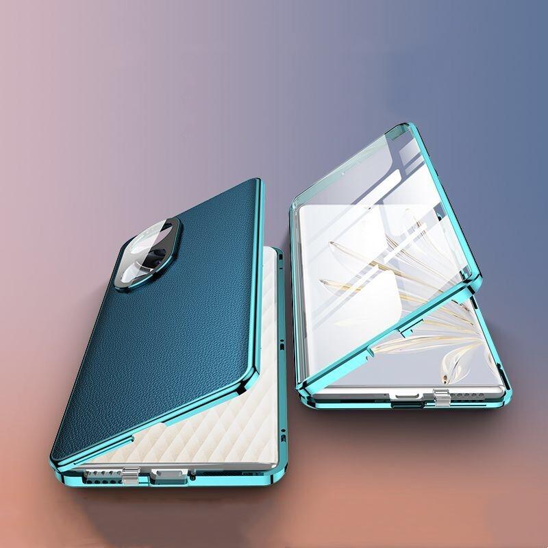 Чехол 360 градусов с полной защитой для Honor 90, Чехол-книжка из закаленного стекла для Honor 90 5G, Coque Funda, Двусторонняя защитная крышка-бампер