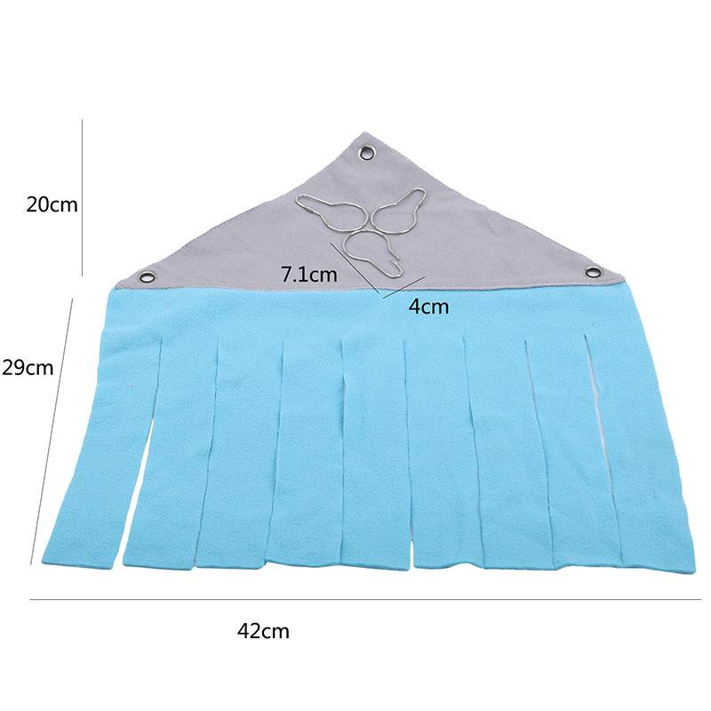 Cozy Tassel Pet Tent Hideaway - Hammock Bed for Guinea Pigs Hamsters & Small Animals with Soft Curtain Design