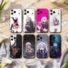 K-Кёко K-Киригири Данганронпа Милый Чехол Для Телефона Для iPhone 17pro, 16,15,14,13,12,11 X XR Plus,Другие Мягкий Черный Чехол