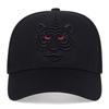 Кепки-тракеры для отдыха Унисекс Кепки Snapback Новая Хлопковая Черная Кепка Бейсболка с Вышивкой Тигра Мужская Женская Кепка Хип-Хоп Лет
