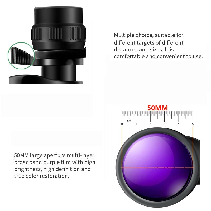 10-30x50 большое увеличение, дальний зум, 30-кратный охотничий телескоп, бинокль Hd Professiona Zoom