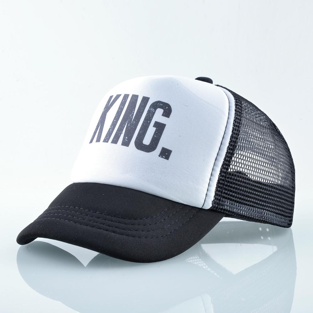 Children Baseball Cap Kids Summer Breathable Mesh Caps King And Queen Snapback Caps For Boys Girls