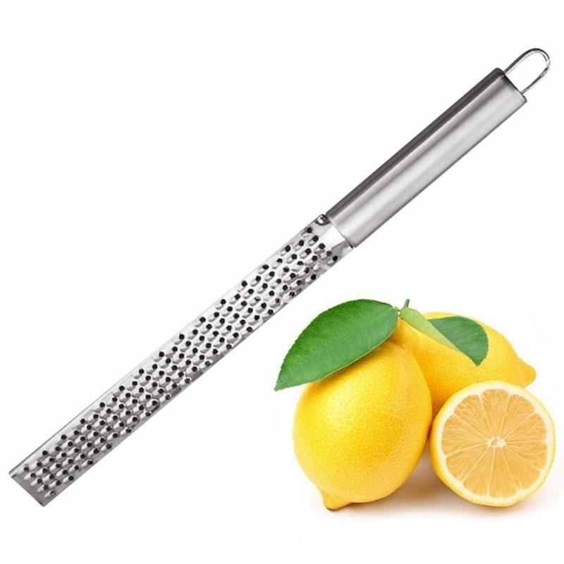 Stainless Lemon Cheese Vegetable Zester Grater Peeler Slicer Kitchen Tool ADM