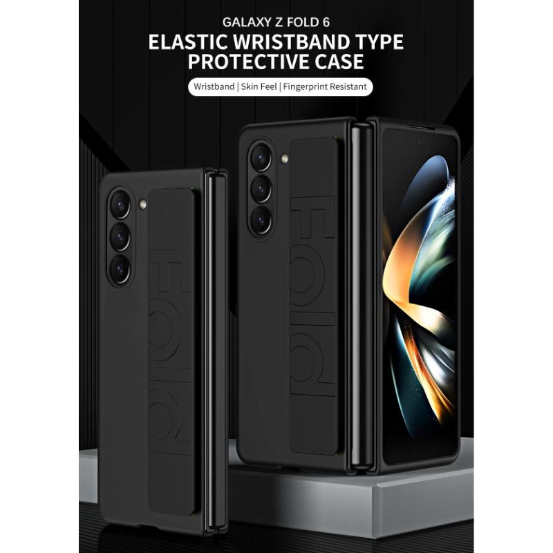 Чехол-браслет Streth Elastic для Samsung Galaxy Z Fold 6 5 4 3 5G Z Fold 4 Z Fold 6, модный защитный противоударный чехол для кожи