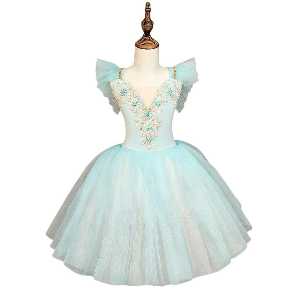Modern Ballet Tutu Sequin Princess Dress Fashion Performance Clothes  Children