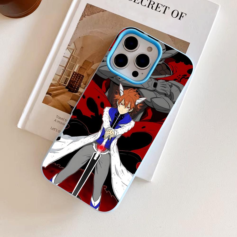Akame Tatsumi Jelly Double layer Light Blue Mobile Phone Case for iPhone 17 16 15 14 13 12 11 Air Pro Max Plus Protective