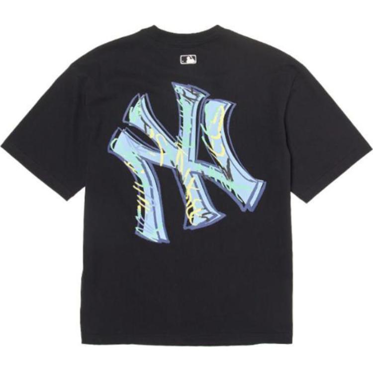 New MLB New York Yankees T Shirt Unisex Black 3ATSB0644-50BKS