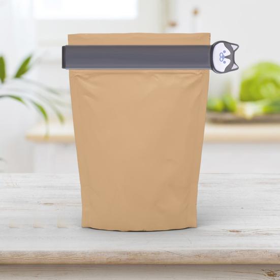 1/4 шт. уплотнительные зажимы для хранения продуктов, многоразовый зажим для сумки, герметик, предотвращает попадание влаги, дизайн зажимов для животных, кошек, щенков, кухонный инструмент