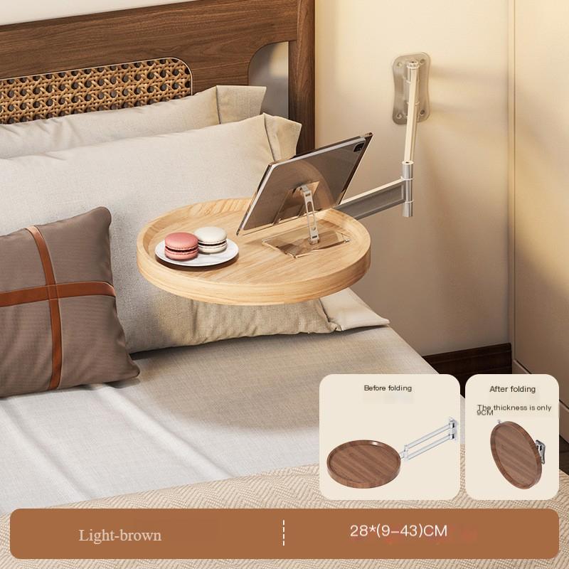 Настенный стол, складные маленькие чайные круглые столики, гостиная, креативная плавающая спальня, настенные прикроватные шкафы для хранения вещей