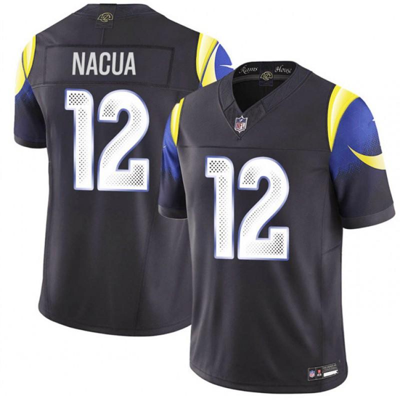 Los Angeles Rams 8 VERSE 12 NACUA Embroidered Football Jersey Men Women
