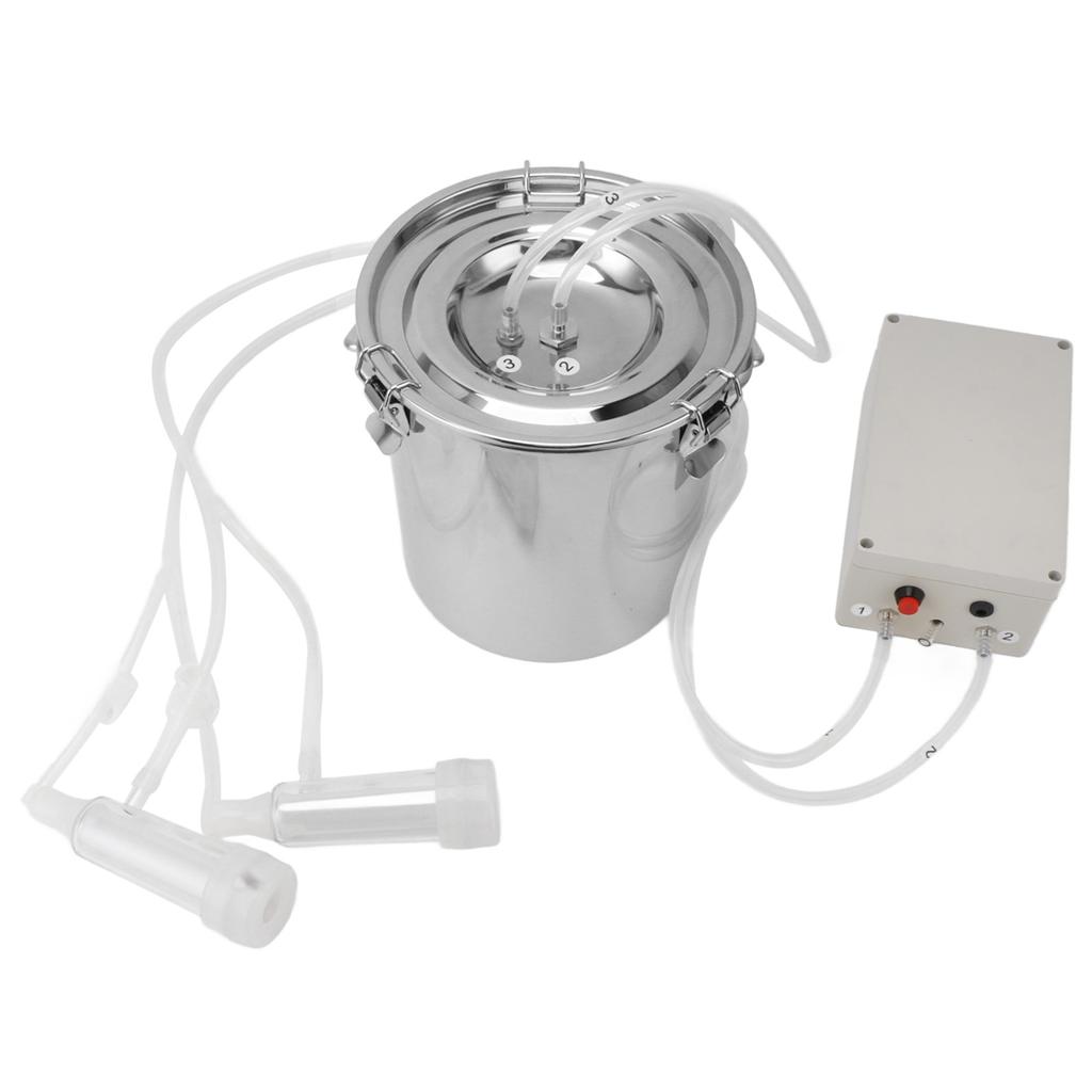 Goat Milking Machine Suction Pulsation Vacuum Electric Milker Portable Automatic Milking Pump for Goats