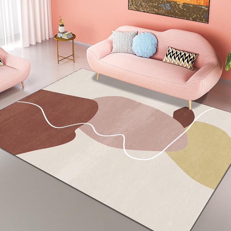 Living Room Nordic Carpet Bedroom Carpet Dirt Resistant Carpet Anti Slip Floor Mat Large-area Floor Mat