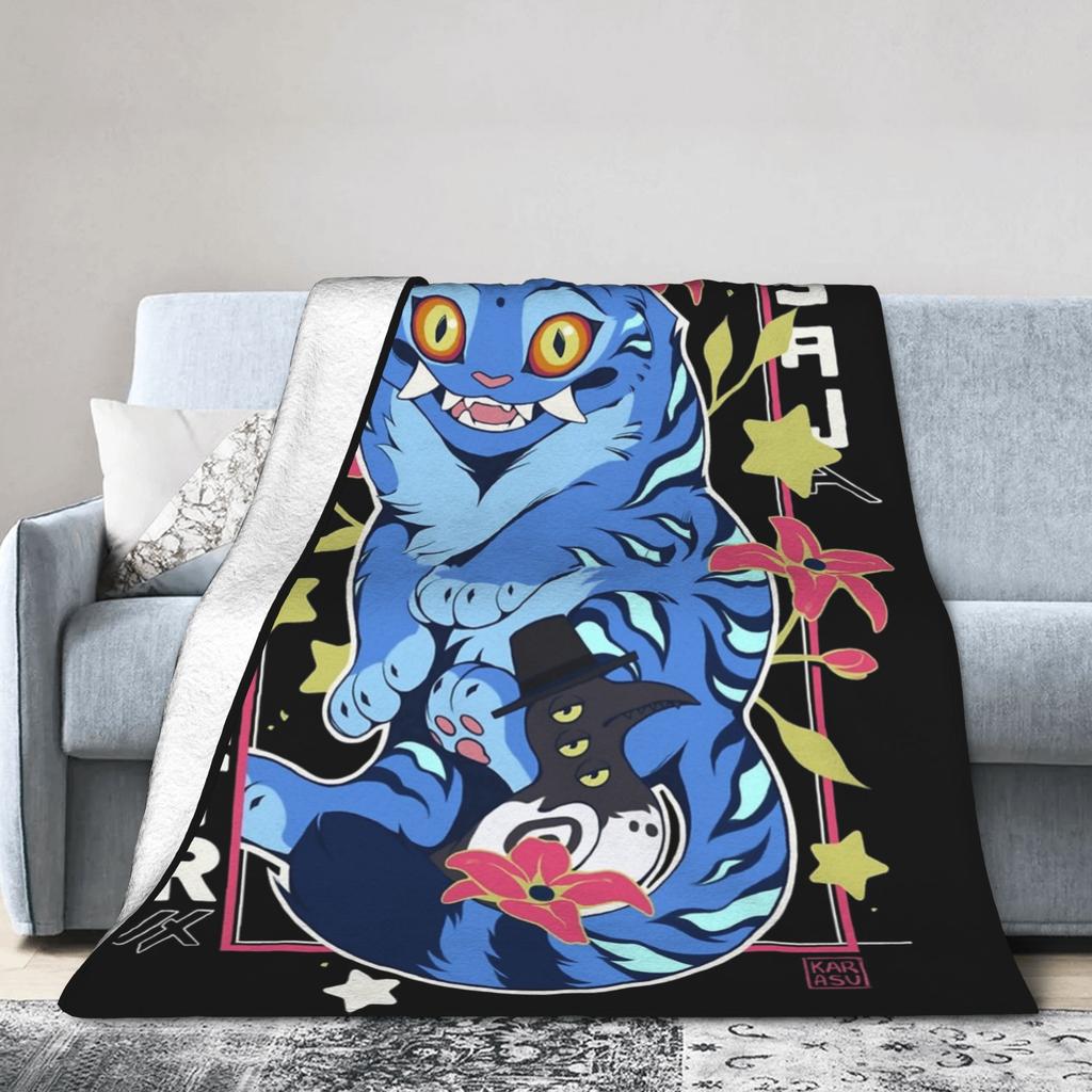 Huntrix Blanket Cover Coral Fleece Plush Kpop Demon Hunters Lightweight Throw Blankets for Home Couch Bedspread