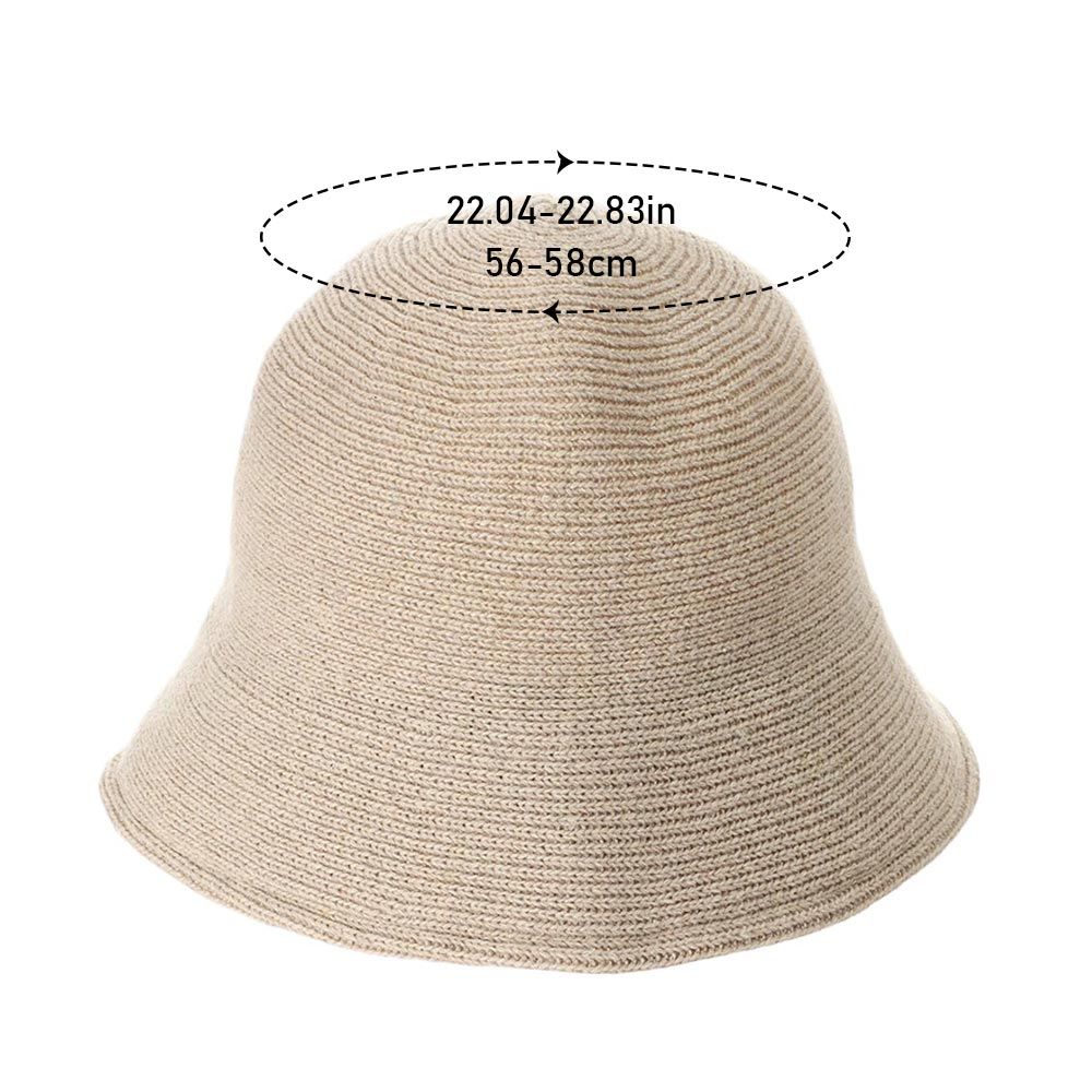 Теплая шерстяная рыбацкая кепка, складная панама, портативная солнцезащитная кепка для женщин