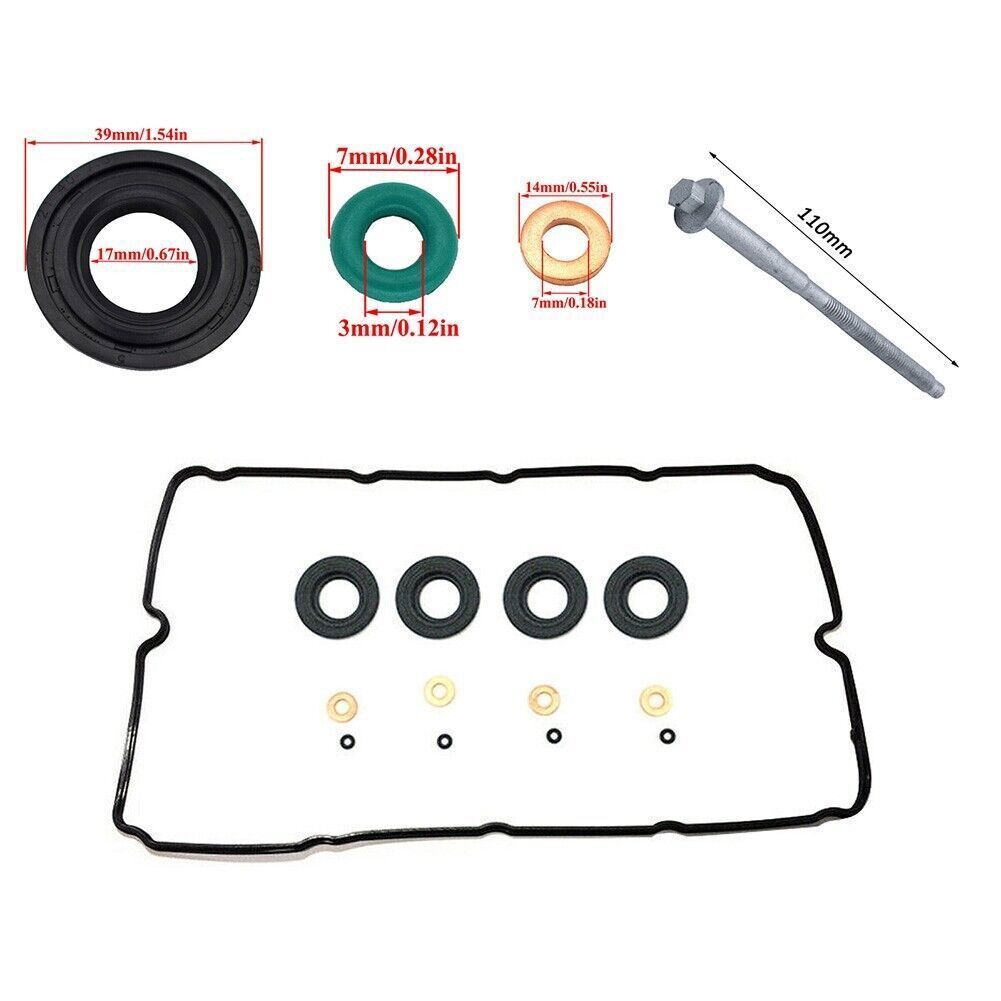 For Ford Transit Mk7 2.2 Tdci Injector Seals Bolts Rocker Cover Gasket 1372490