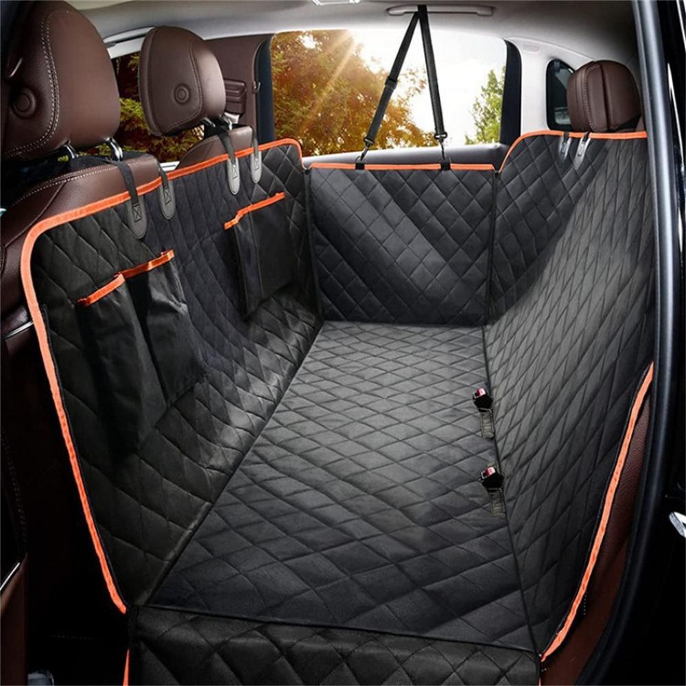 Чехол на сиденье автомобиля, Подстилка для питомца, Чехол на сиденье собаки для заднего сиденья, Водонепроницаемый, Устойчивый к царапинам, Чехол-гамак для собаки из ткани Оксфорд 600D