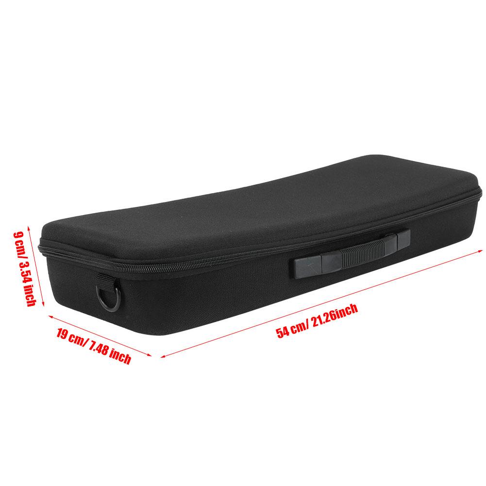 Outdoor Portable EVA Anti Shock Fishing Rod Reel Storage Case Luggage Carrying Organizer Bag
