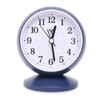 Noiseless Alarm Clock with No Ticking Designs Suitable for Students and Professional Quiet Movement Analog Table Clock