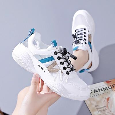 Маленькие белые туфли женские новые летние полые дышащие спортивные и повседневные туфли альпинизм туризм пещерные сандалии женские