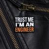 Lapel Badge Brooch Pin Trust Me I'm an Engineer Brooch English Letters Brooch Clothes Pins