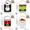 Festive Nonwoven Christmas Themed Tote Bags For Kids With Adorable Designs