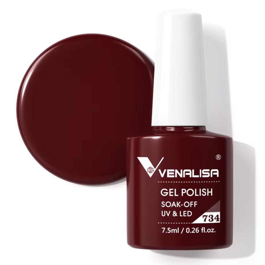 Venalisa Upgraded Gel Nail Polish 7.5ml High Pigmentation Glitter Gel Lacquer Soak Off Nail Art Manicure Gel