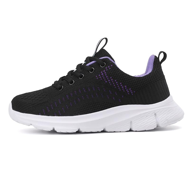 Spring and Autumn Women's Breathable EVA Ultra -light Stuffed Outdoor Running Shoes