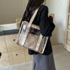 2-IN-1 Shoulder Bag Set for Women PVC Transparent Waterproof Large Capacity Shopper Beach Totes Summer Latest Handbag
