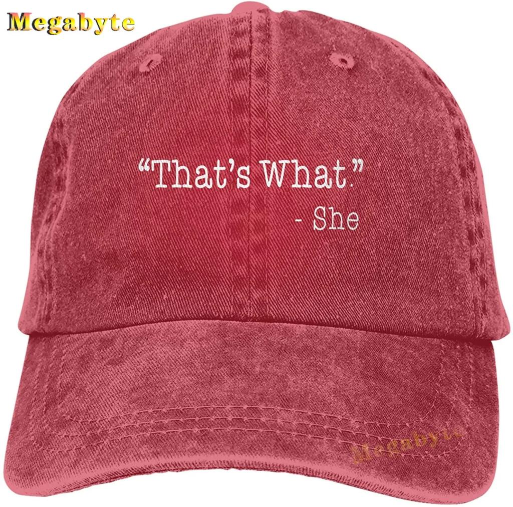 Смешная Кепка Унисекс That's What She Said, Регулируемая Бейсболка, Стирка, Хлопок, Тракер, Кепка Отца, Унисекс