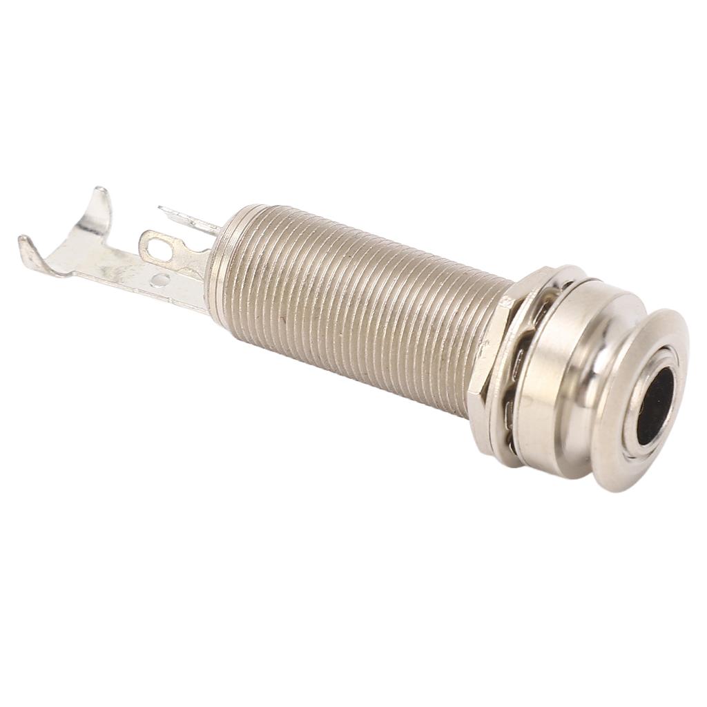 Гитарный бас-баррель джек 14 дюймов снижение шума металлический цилиндр выходной джек гнездо для электрогитары