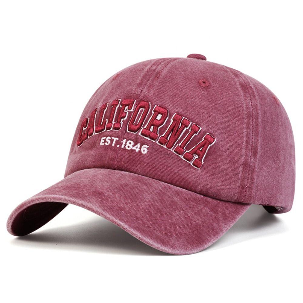 Регулируемая потертая кепка CALIFORNIA Washed Baseball Hats Мужская Женская Спорт на открытом воздухе