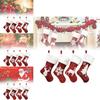 2024 Embroidered Reindeer Christmas Stockings With Festive Designs For Holiday Cheer