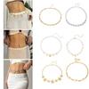 Sea Star Body Chain Imitation Pearl Jewelry Accessories Summer Shell Waist Link  Vacation
