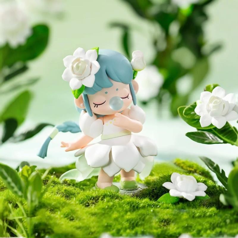 Jade Hairpin Snow Lotus Cherry Blossom Figurine Toy - Chinese Style Gift for Girls