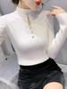 2025 Autumn New Women's Semi-turtleneck Knitted Sweater Women's Long-sleeved Fashion Soft Waxy Bottoming Sweater Top