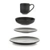 Stoneware Dinner Plate , Dark , Round, Sandsten DUKA