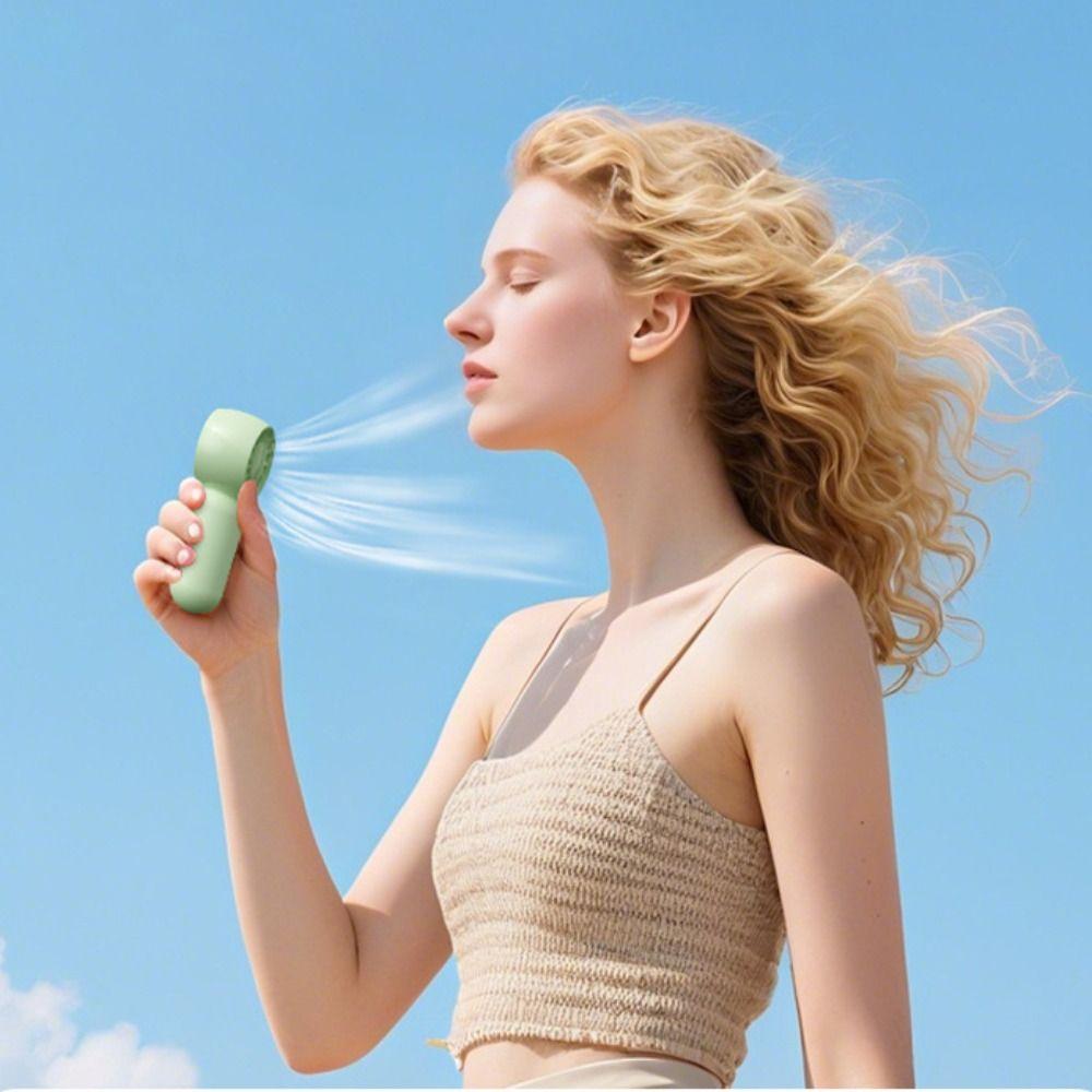 USB Rechargeable Handheld Fan Large Wind Portable Outdoor Fan Hand Holding Fan Mini Fan Office