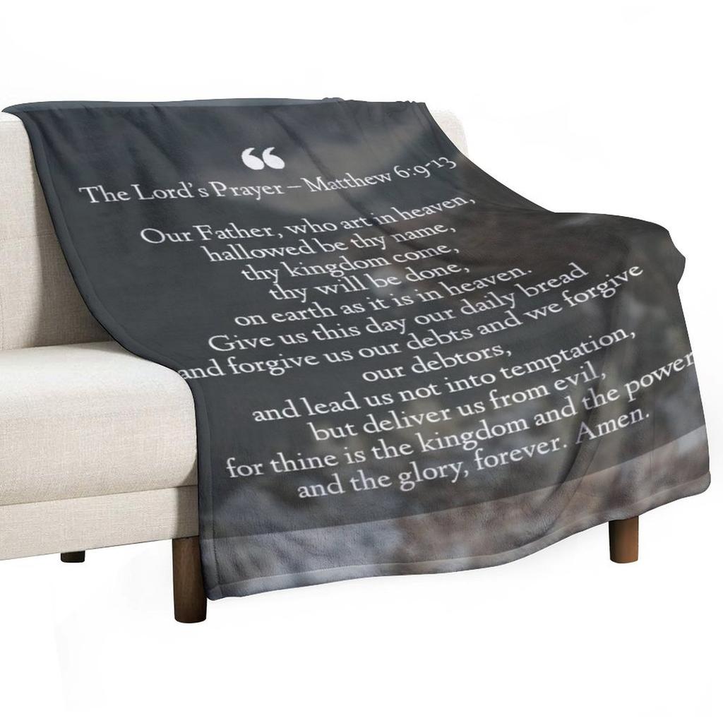 Prayer Throw Blanket Bed Fashionable Loose Decorative Throw Hair Blankets