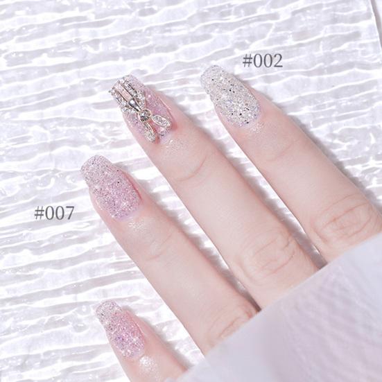 Yousheng Nail Powder Стойкий голографический DIY Зеркальный эффект Блестящий порошок для ногтей для маникюра