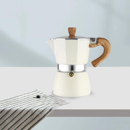 150 мл кофейник легко чистить классический восьмиугольный чайник для мока плита эспрессо кофеварка кухонный гаджет