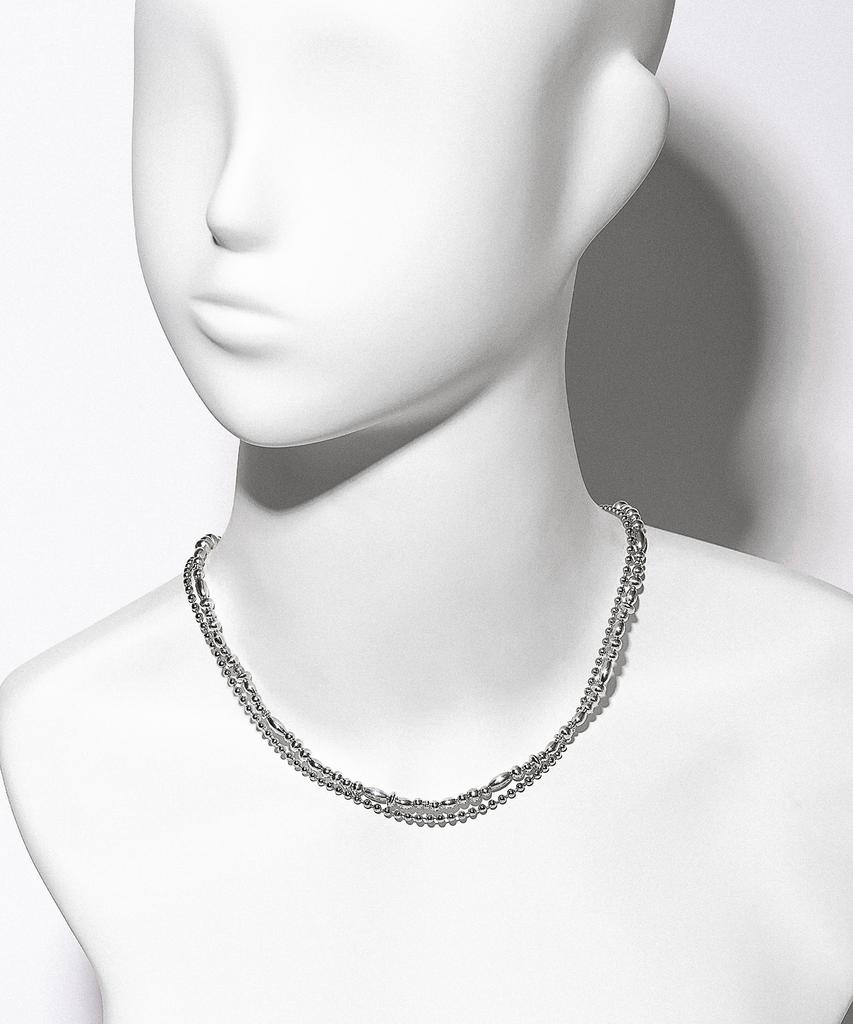 Серебряная цепочка с шариками Armo