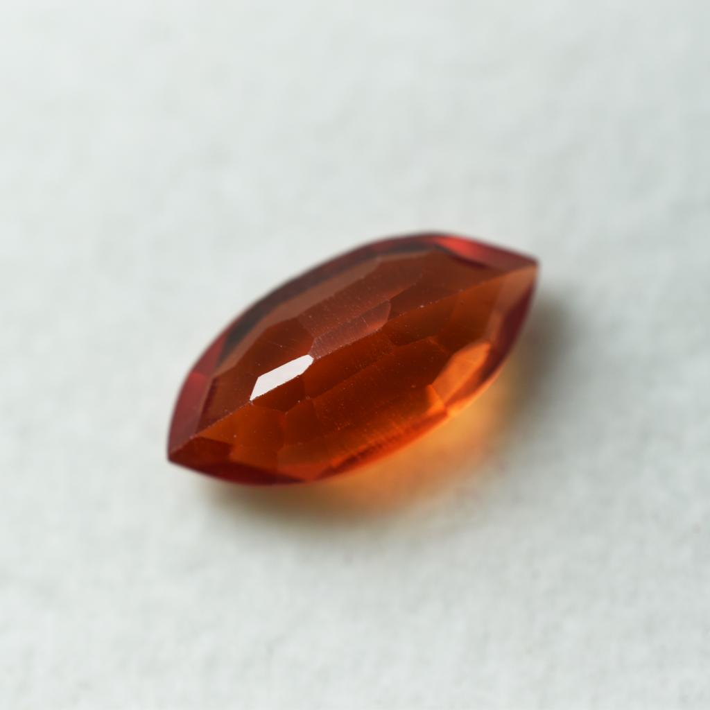 Natural Orange Sapphire Loose Gemstone 9.36 ct Marquise Cut Pendant September Birthday Birthstone